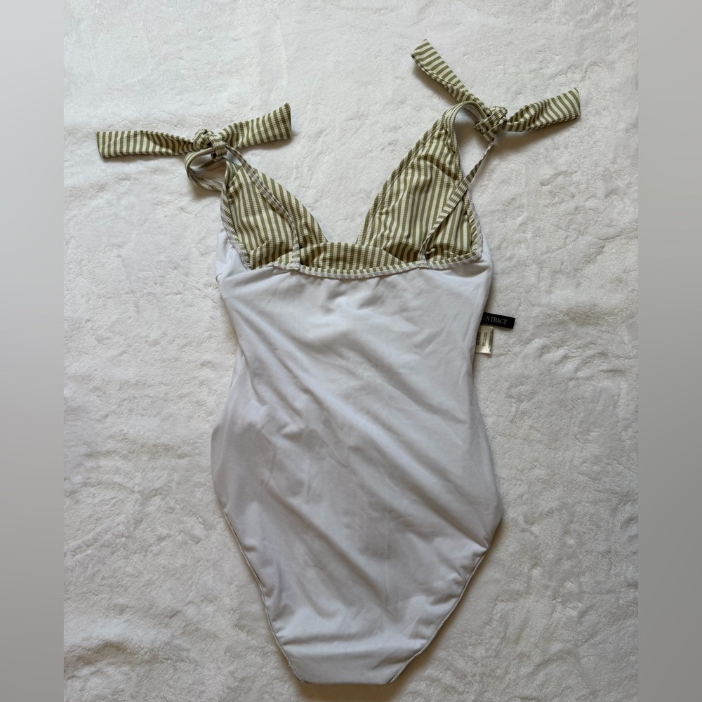 Ellen Tracy White Textured Garment - Picture 9 of 10